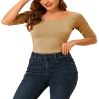 Jedinstvene ponude ženske majice Slim Fit pulover Scoop Scoop Sweep Majica