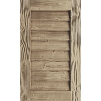 Ekena Millwork 22 W 27 h Timbertane s pijeskom, vertikalno fau drva nefunkcionalni otvor za zabat, primirja