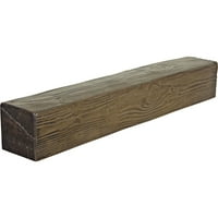 Ekena Millwork 6 H 8 d 60 W s pijeskom na drveni kamin Mantel, Premium Hickory