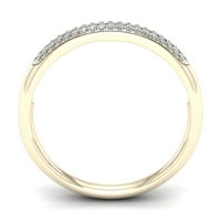 Zaručnički prsten od žutog zlata od 10 karata s dijamantom od 16 karata