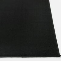 Osnove 40 x60 Titan Crni izdržljivi zatvoreni tepih