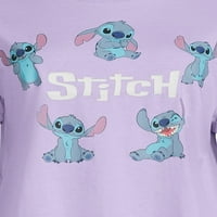 Disney Stitch Juniors 'oprana grafička majica za ispis