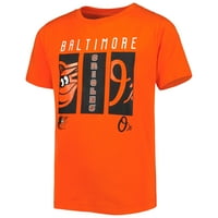 Majica logotipa naranče naranče Baltimore Orioles