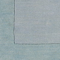 Umjetnički tkalci Foxcroft Srednje siva moderna 6 'kvadratna prostirka prostirka