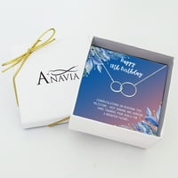 Anavia Happy 18. Birthday Pokloni od nehrđajućeg čelika Modna ogrlica za rođendan Nakit poklon za djevojku, rođendanski