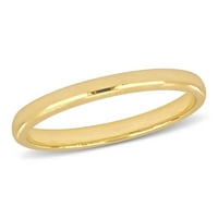 Ženski zaručnički prsten od 14k žutog zlata udobno pristaje
