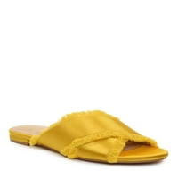 Scoop ženski satenski obrub blanjane klizne sandale