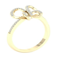 Imperial 1 6CT TDW Diamond 10k Žuti zlatni čvor prsten