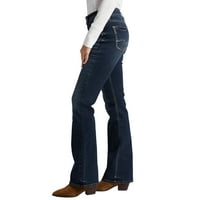 Silver Jeans Co. Ženske Suki Mid Rise Bootcut Traperice, veličine struka 24-36