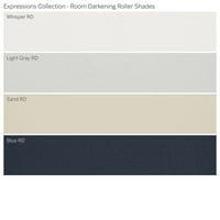 Kolekcija prilagođenih izraza, bežična soba za potamnjenje valjka, plava, 1 4 Širina 72 duljina