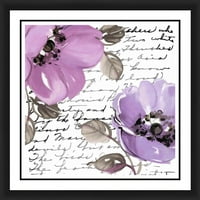 Purple Flowers I 24 24 zidna umjetnost