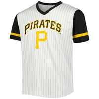 Mladi bijela crna Pittsburgh Pirates V-izreza majica
