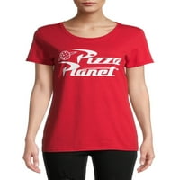 Grafička majica s kratkim rukavima Pixar ženske pizze