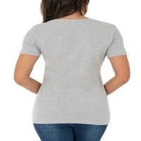 Time i TRU ženske esencijalne majice s kratkim rukavima, PK paket