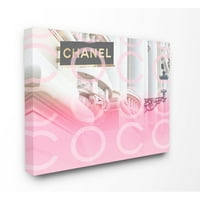 Studell Home Decor Pink Ombre C i O tipografija Trgovina visoke mode platno zidna umjetnost