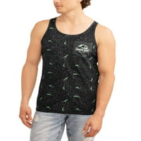 Muška majica s grafičkim uzorkom kostura iz Jurassic Parka