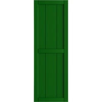 Ekena Millwork 1 8 W 86 H TRUE FIT PVC, Tri ploča u obliku ploče-n-battena, Viridian Green