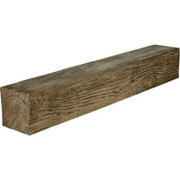 Ekena Millwork 8 H 8 d 60 W s pijeskom na drveni kamin Mantel, prirodni pepeo