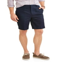 George muški 9,5 Twill Flat Front Shorts