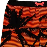 Wonder Nation Boys 'Palm Tree Print Brzi suhi kratke hlače, veličine 4- & Husky
