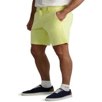 Muške kratke hlače od rastezljivog kepera od 9 inča s ravnim prednjim dijelom, kratke veličine - struk